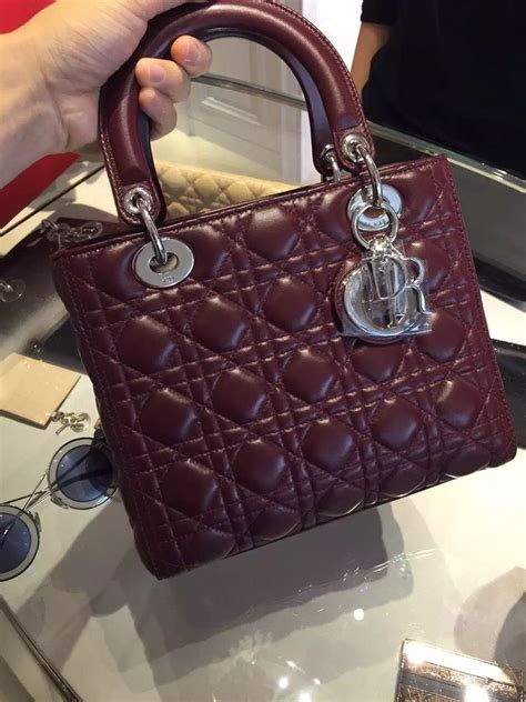 burgundy dior bag|burgundy lambskin dior bag.